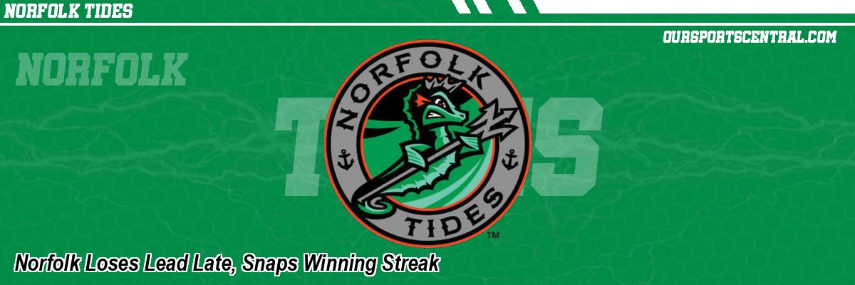 Norfolk Loses Lead Late, Snaps Winning Streak