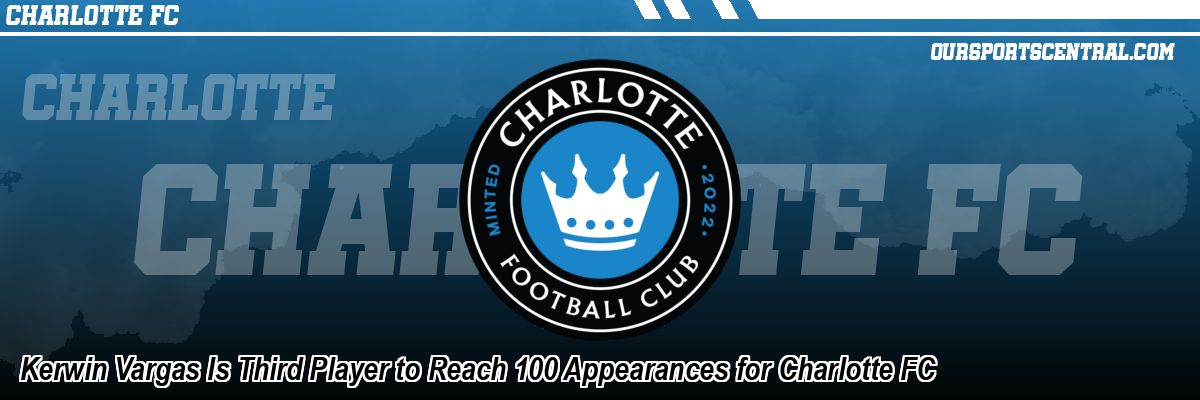Kerwin Vargas Is Third Player to Reach 100 Appearances for Charlotte FC