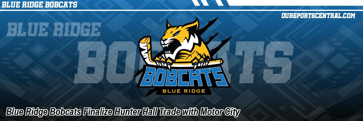 Blue Ridge Bobcats Finalize Hunter Hall Trade with Motor City