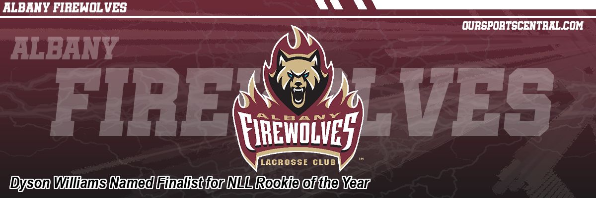 Dyson Williams Named Finalist for NLL Rookie of the Year