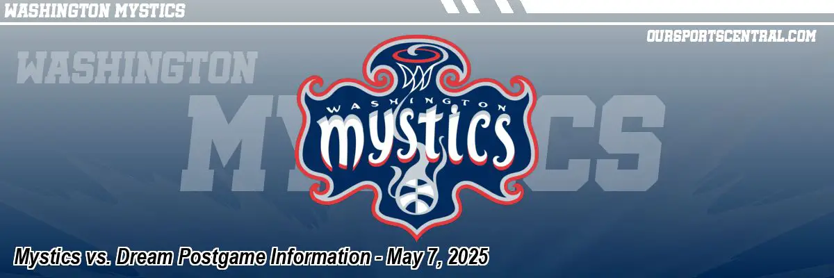 Mystics vs. Dream Postgame Information - May 7, 2025