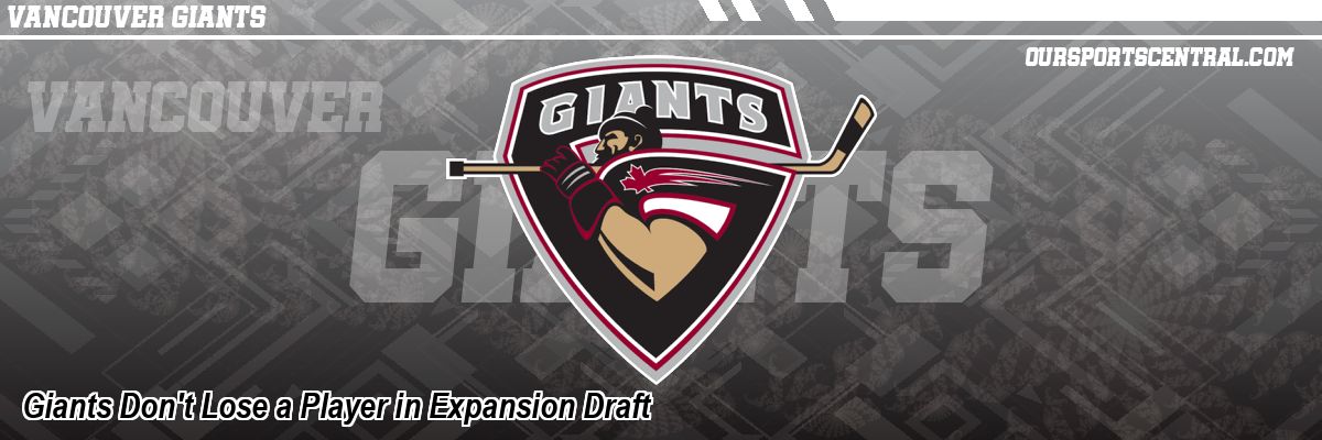 Giants Don't Lose a Player in Expansion Draft
