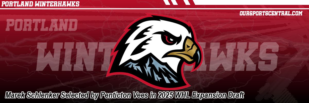 Marek Schlenker Selected by Penticton Vees in 2025 WHL Expansion Draft