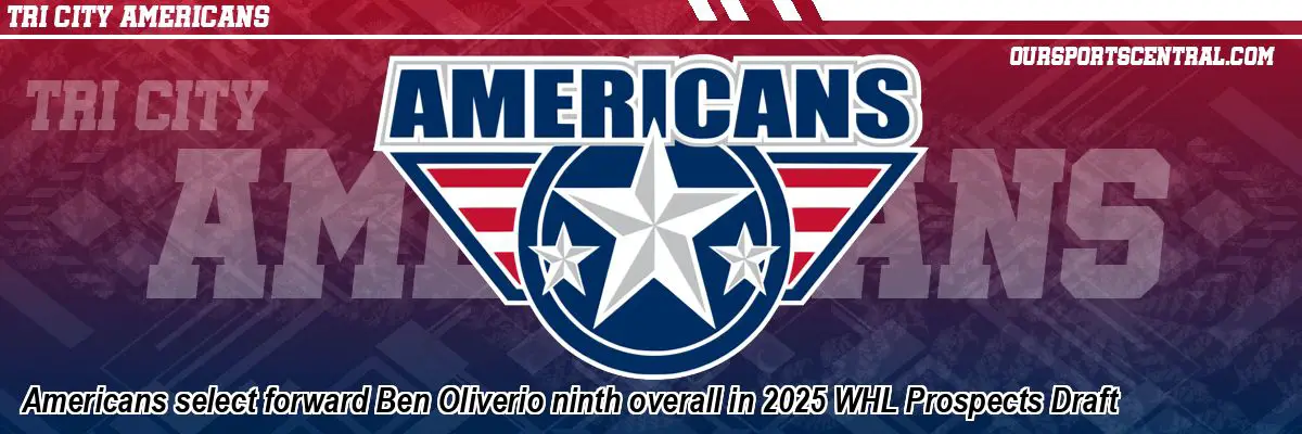 Americans select forward Ben Oliverio ninth overall in 2025 WHL Prospects Draft