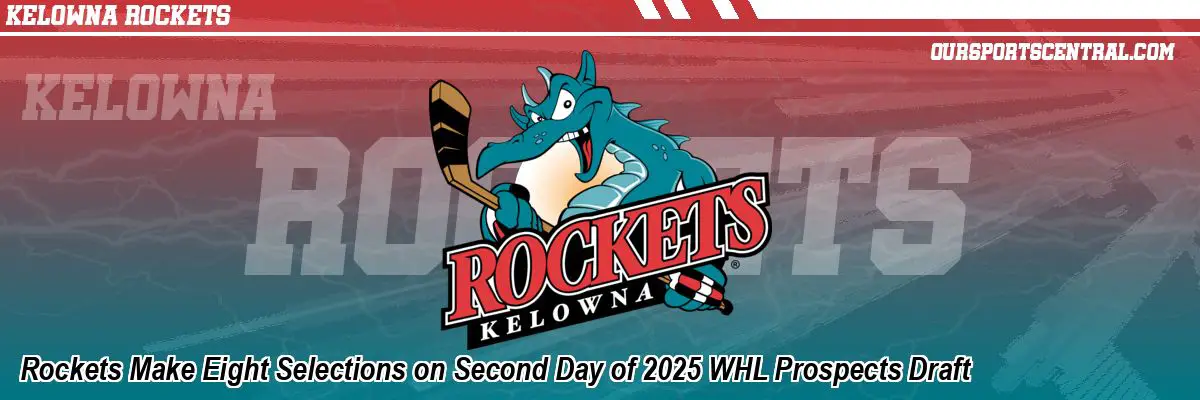 Rockets Make Eight Selections on Second Day of 2025 WHL Prospects Draft
