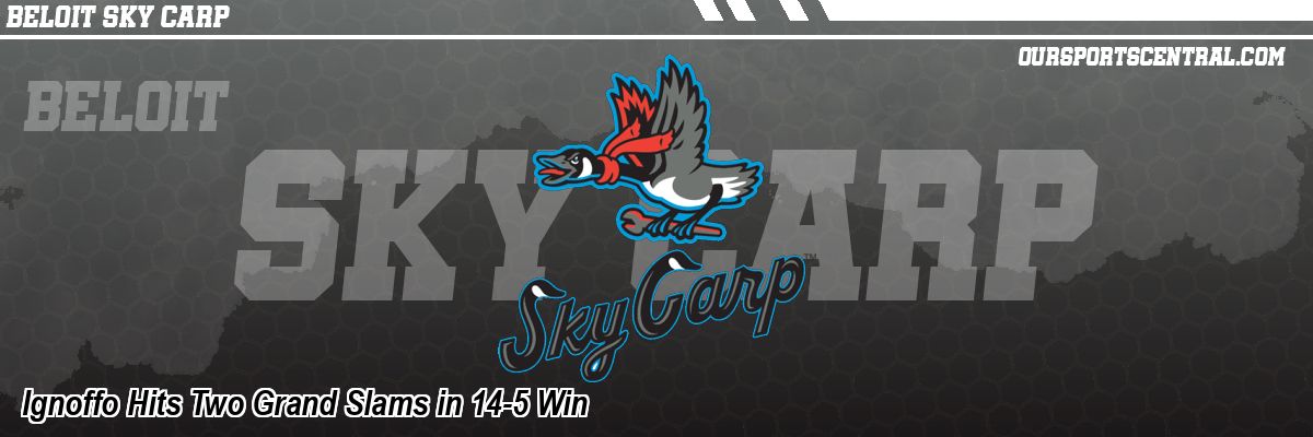 Ignoffo Hits Two Grand Slams in 14-5 Win