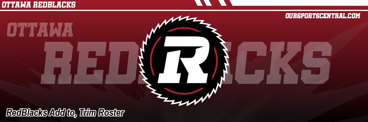RedBlacks Add to, Trim Roster