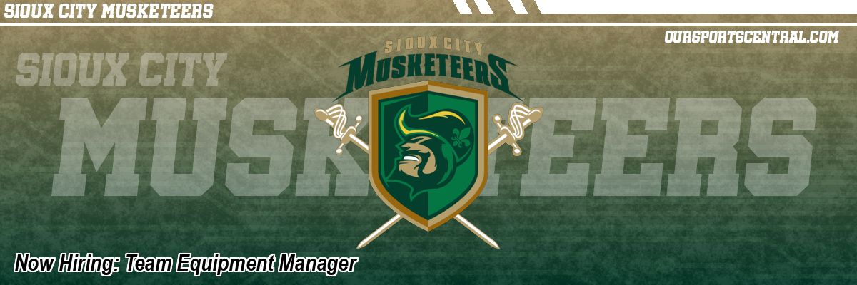 Now Hiring: Team Equipment Manager
