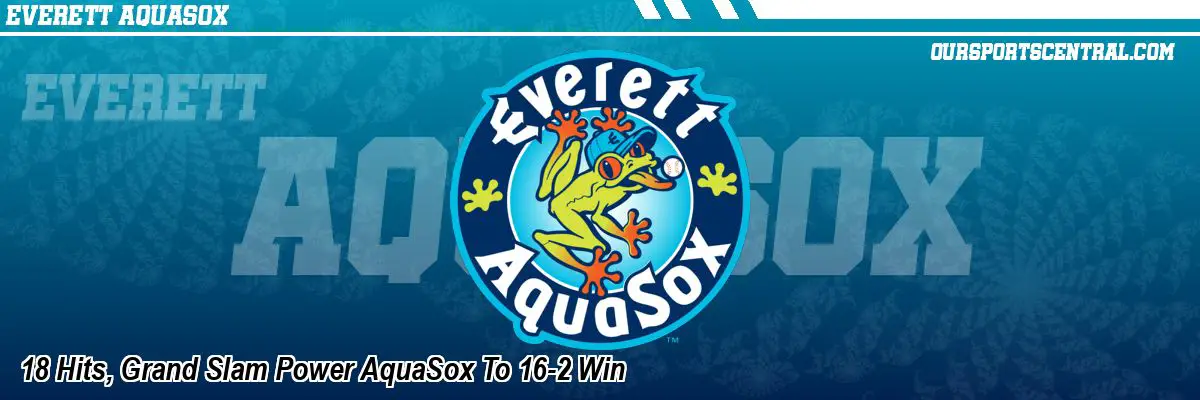 18 Hits, Grand Slam Power AquaSox To 16-2 Win