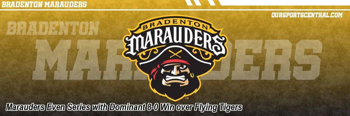 Marauders Even Series with Dominant 8-0 Win over Flying Tigers