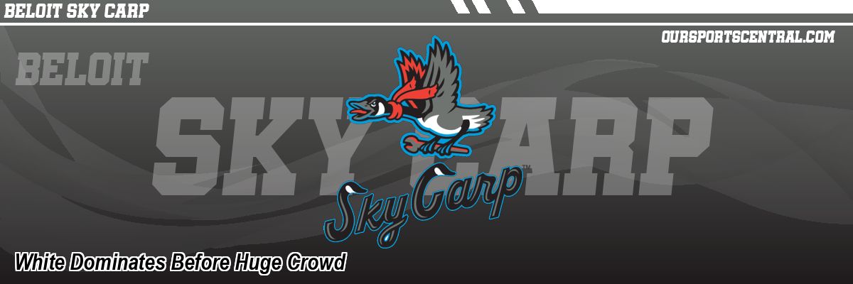 White Dominates Before Huge Crowd