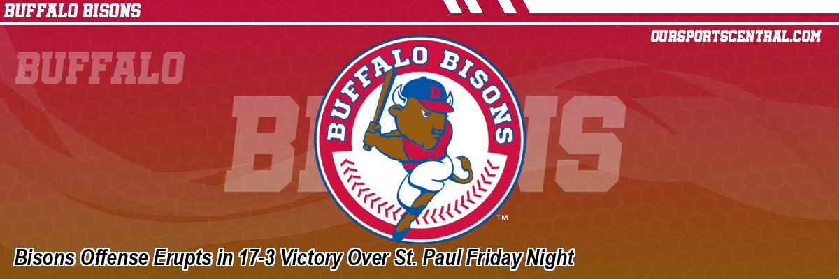 Bisons Offense Erupts in 17-3 Victory Over St. Paul Friday Night