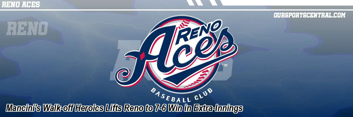 Mancini's Walk-off Heroics Lifts Reno to 7-6 Win in Extra-Innings