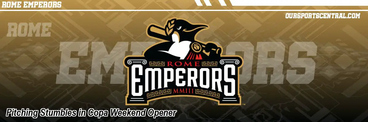 Pitching Stumbles in Copa Weekend Opener