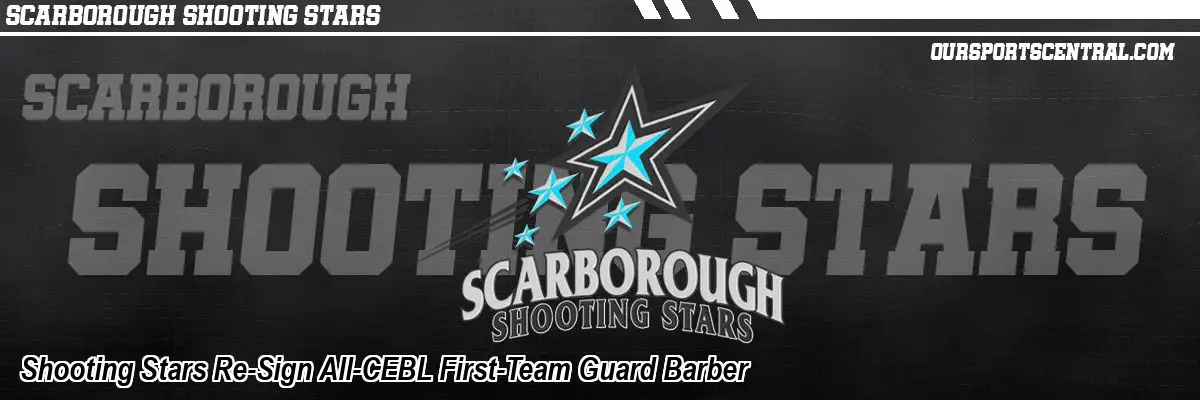 Shooting Stars Re-Sign All-CEBL First-Team Guard Barber