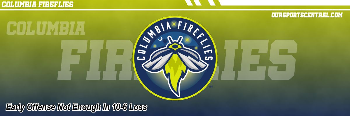 Early Offense Not Enough in 10-6 Loss