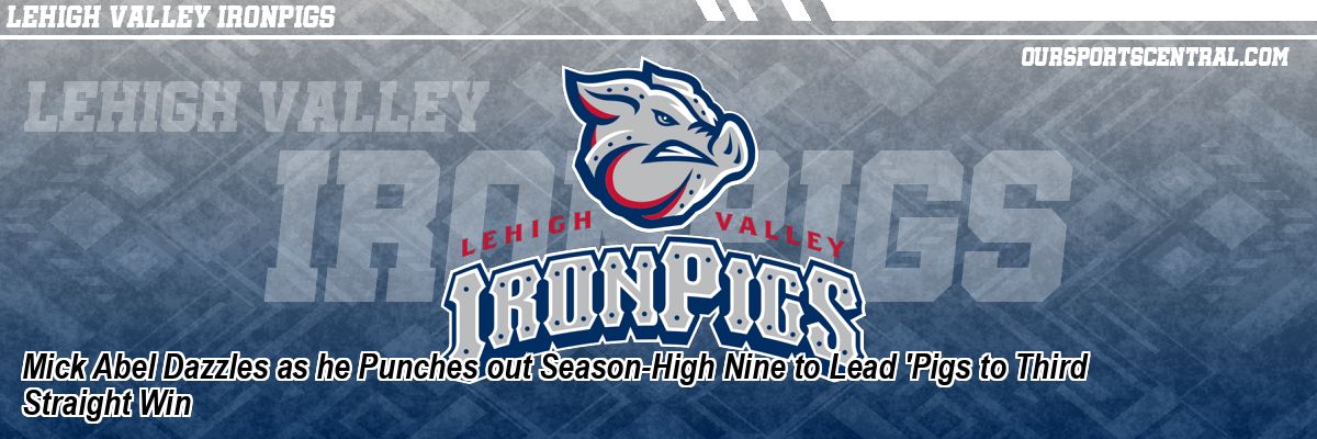 Mick Abel Dazzles as he Punches out Season-High Nine to Lead 'Pigs to Third Straight Win