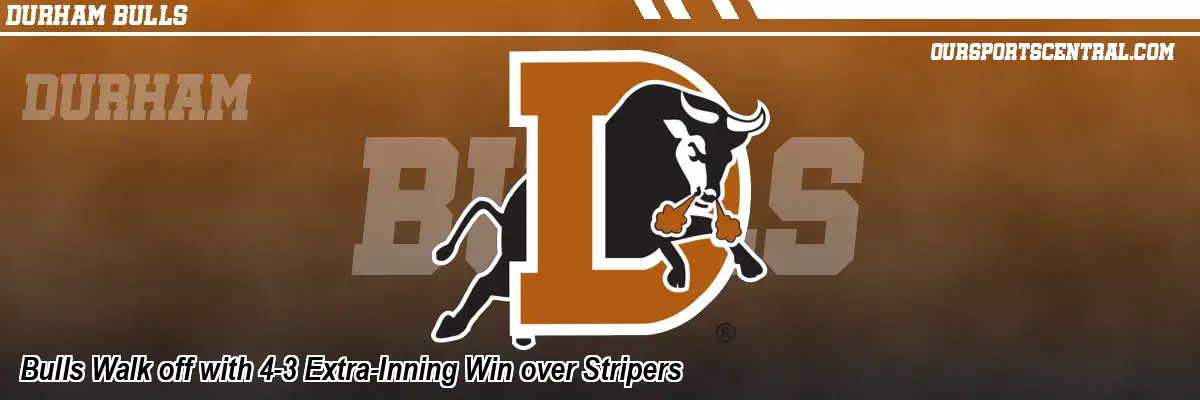 Bulls Walk off with 4-3 Extra-Inning Win over Stripers