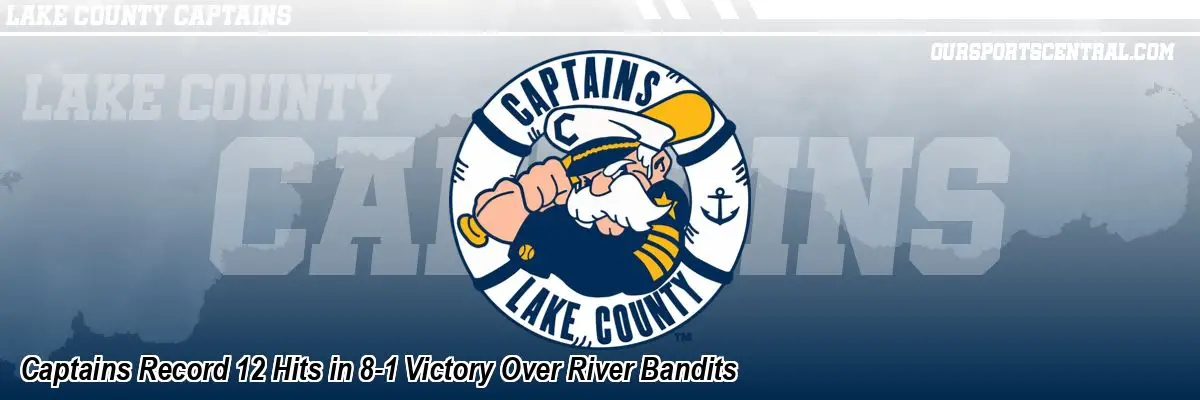 Captains Record 12 Hits in 8-1 Victory Over River Bandits