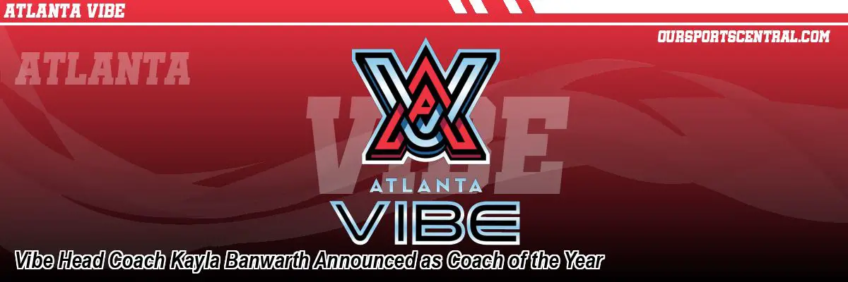 Vibe Head Coach Kayla Banwarth Announced as Coach of the Year
