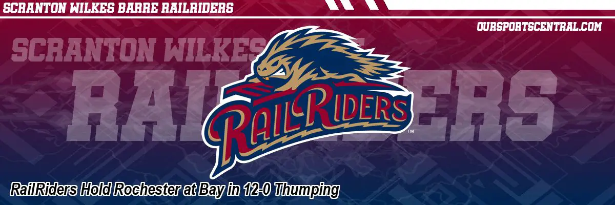 RailRiders Hold Rochester at Bay in 12-0 Thumping