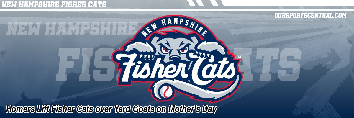 Homers Lift Fisher Cats over Yard Goats on Mother's Day