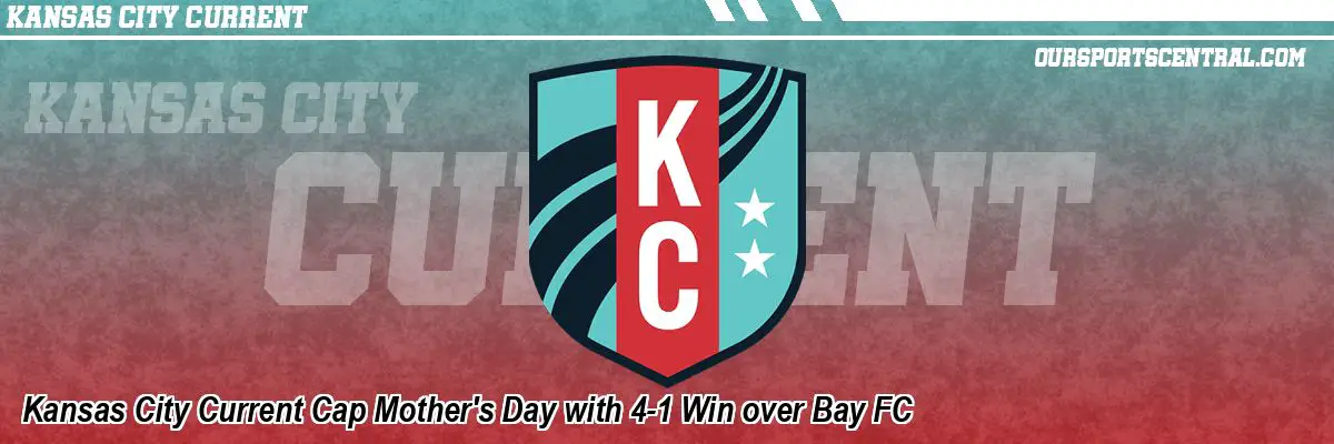 Kansas City Current Cap Mother's Day with 4-1 Win over Bay FC
