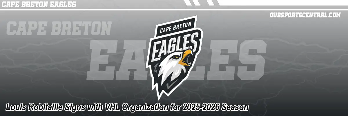 Louis Robitaille Signs with VHL Organization for 2025-2026 Season