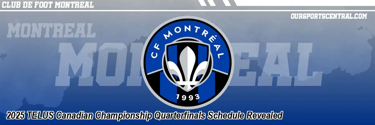 2025 TELUS Canadian Championship Quarterfinals Schedule Revealed