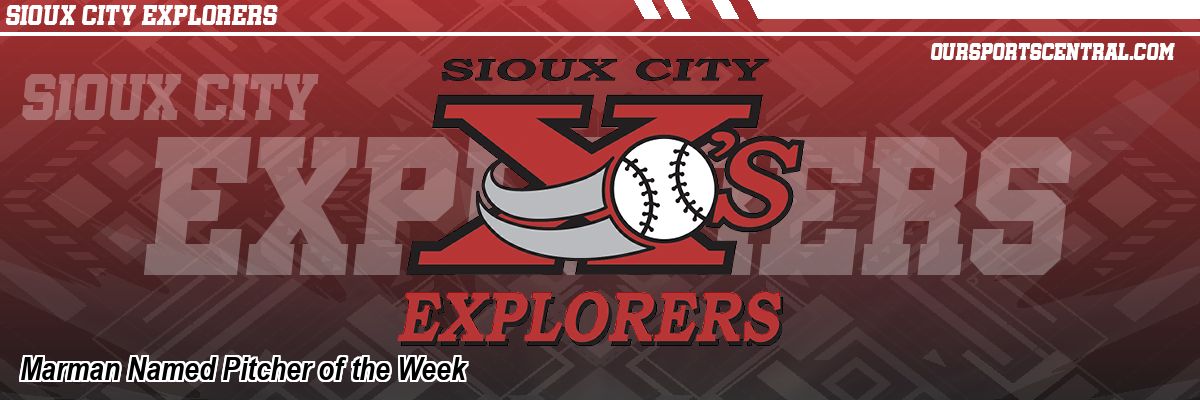 Marman Named Pitcher of the Week