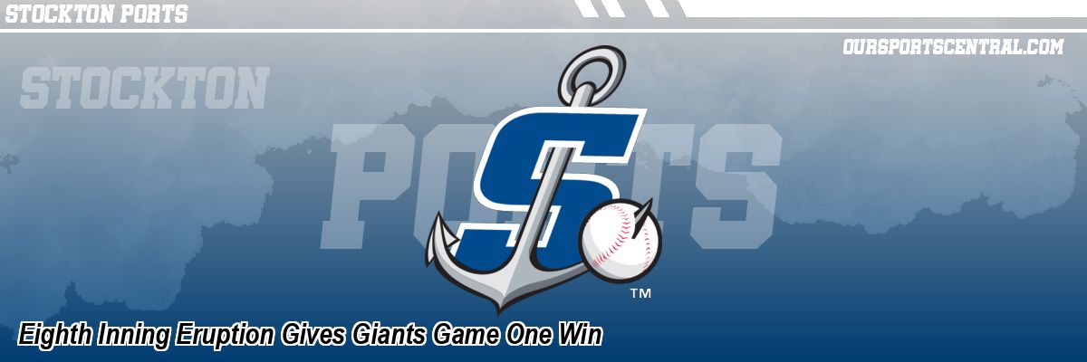 Eighth Inning Eruption Gives Giants Game One Win