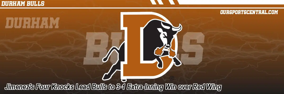 Jimenez's Four Knocks Lead Bulls to 3-1 Extra-Inning Win over Red Wing