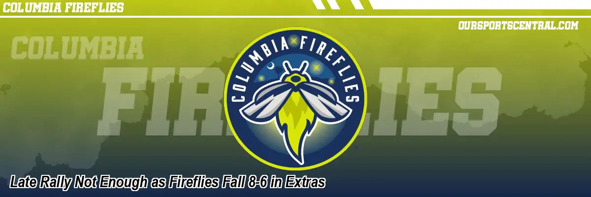 Late Rally Not Enough as Fireflies Fall 8-6 in Extras