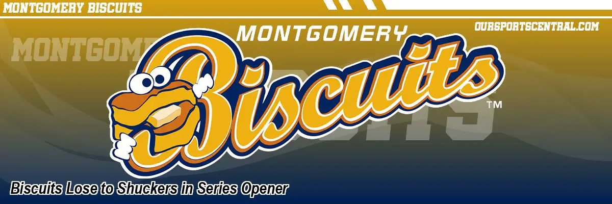 Biscuits Lose to Shuckers in Series Opener