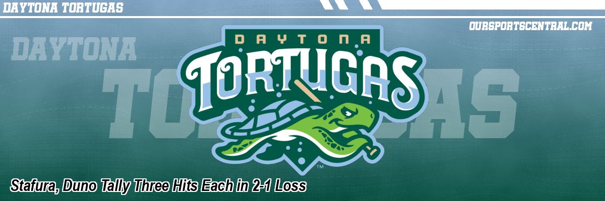 Stafura, Duno Tally Three Hits Each in 2-1 Loss