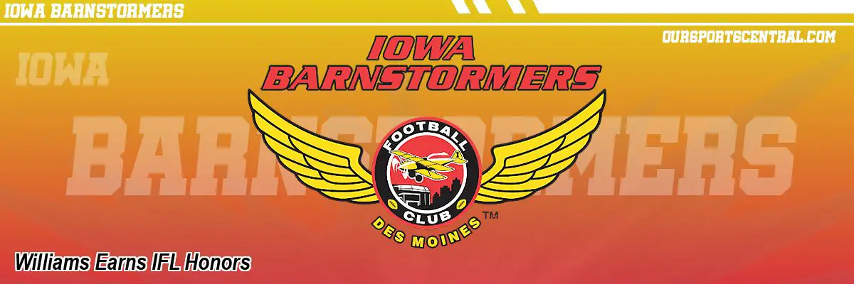 Williams Earns IFL Honors