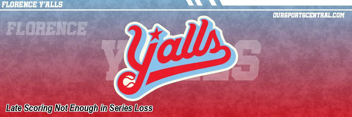 Late Scoring Not Enough in Series Loss