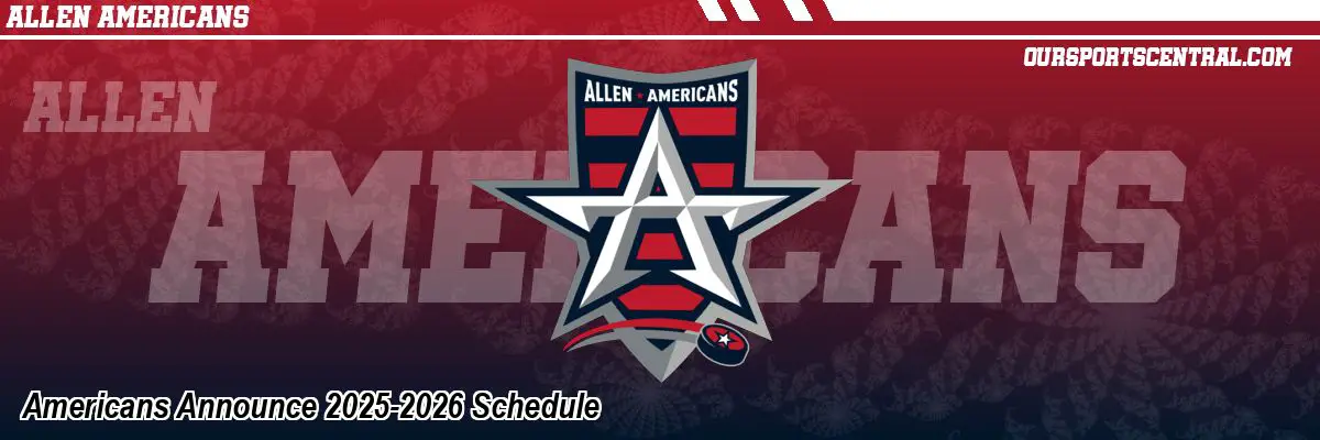 Americans Announce 2025-2026 Schedule