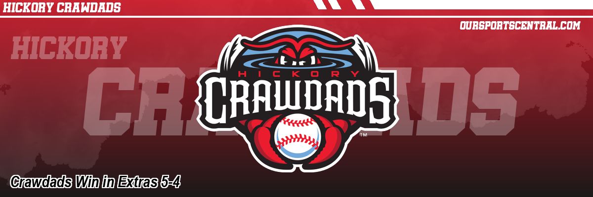Crawdads Win in Extras 5-4