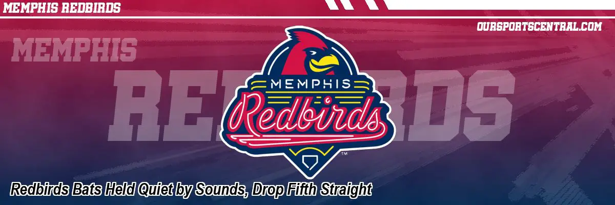 Redbirds Bats Held Quiet by Sounds, Drop Fifth Straight