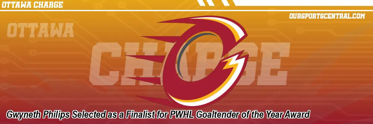 Gwyneth Philips Selected as a Finalist for PWHL Goaltender of the Year Award