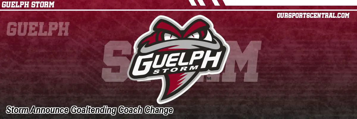 Storm Announce Goaltending Coach Change