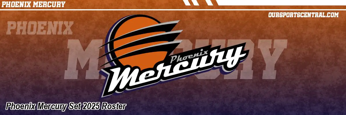 Phoenix Mercury Set 2025 Roster