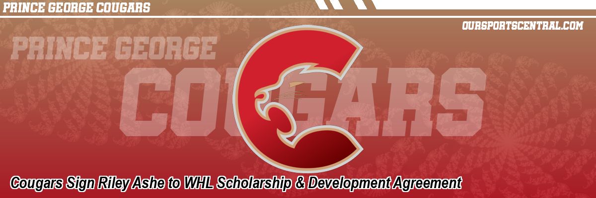 Cougars Sign Riley Ashe to WHL Scholarship & Development Agreement