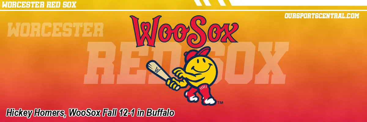 Hickey Homers, WooSox Fall 12-1 in Buffalo