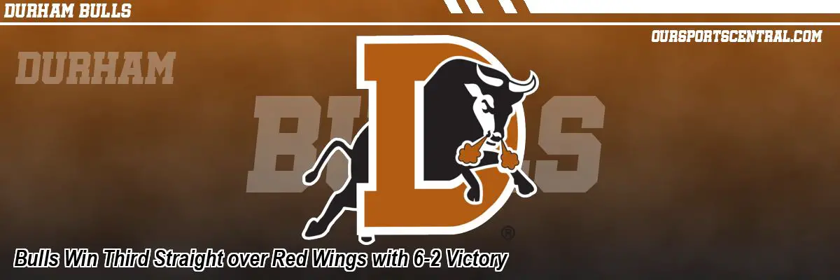 Bulls Win Third Straight over Red Wings with 6-2 Victory