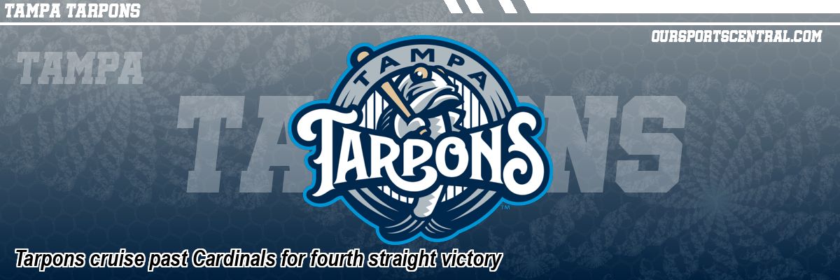 Tarpons cruise past Cardinals for fourth straight victory