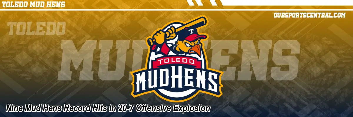 Nine Mud Hens Record Hits in 20-7 Offensive Explosion