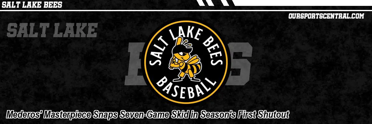 Mederos' Masterpiece Snaps Seven-Game Skid in Season's First Shutout