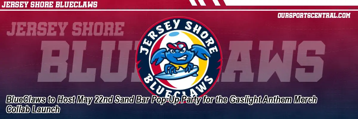 BlueClaws to Host May 22nd Sand Bar Pop-Up Party for the Gaslight Anthem Merch Collab Launch